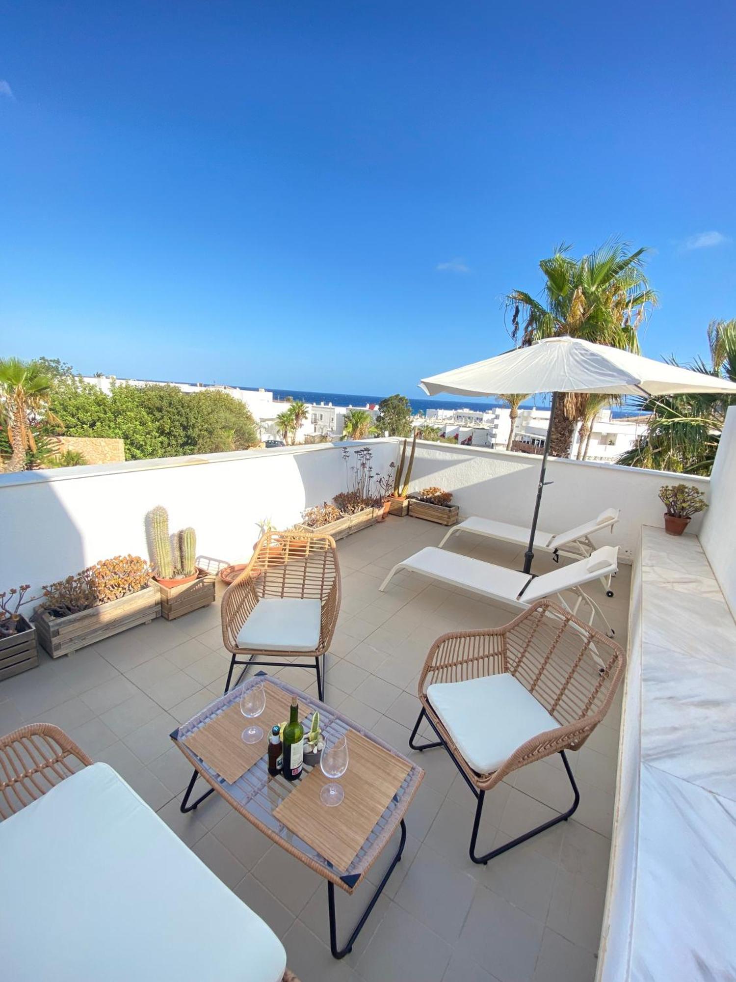 Villa Helice - Apartamento Con Piscina, Terraza Y Padel En Cabo De Gata Las Negras Exteriör bild